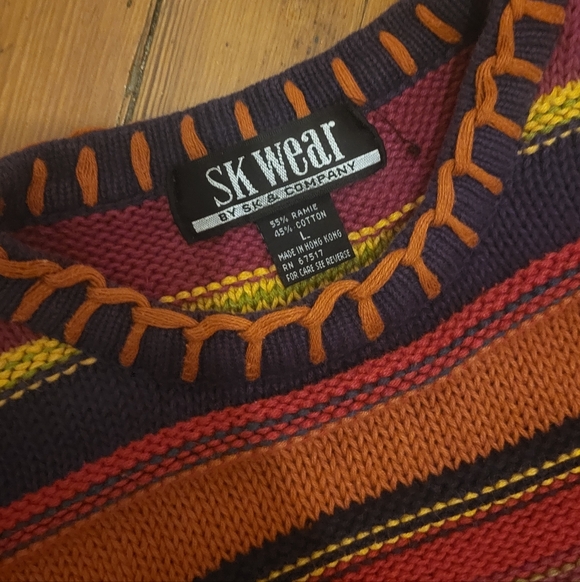 Vintage Striped Sweater Dress - Picture 2 of 4